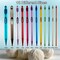 Tunisian Crochet Hooks Set with Cable,Long Aluminum Crochet Hooks 3mm-10mm Interchangeable Crochet Needles with Cord